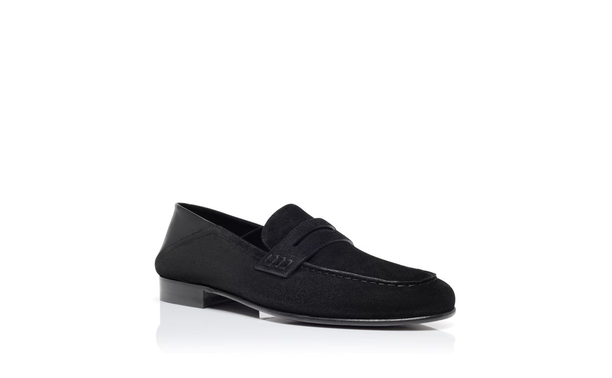 Mocassins Pretos em Suede