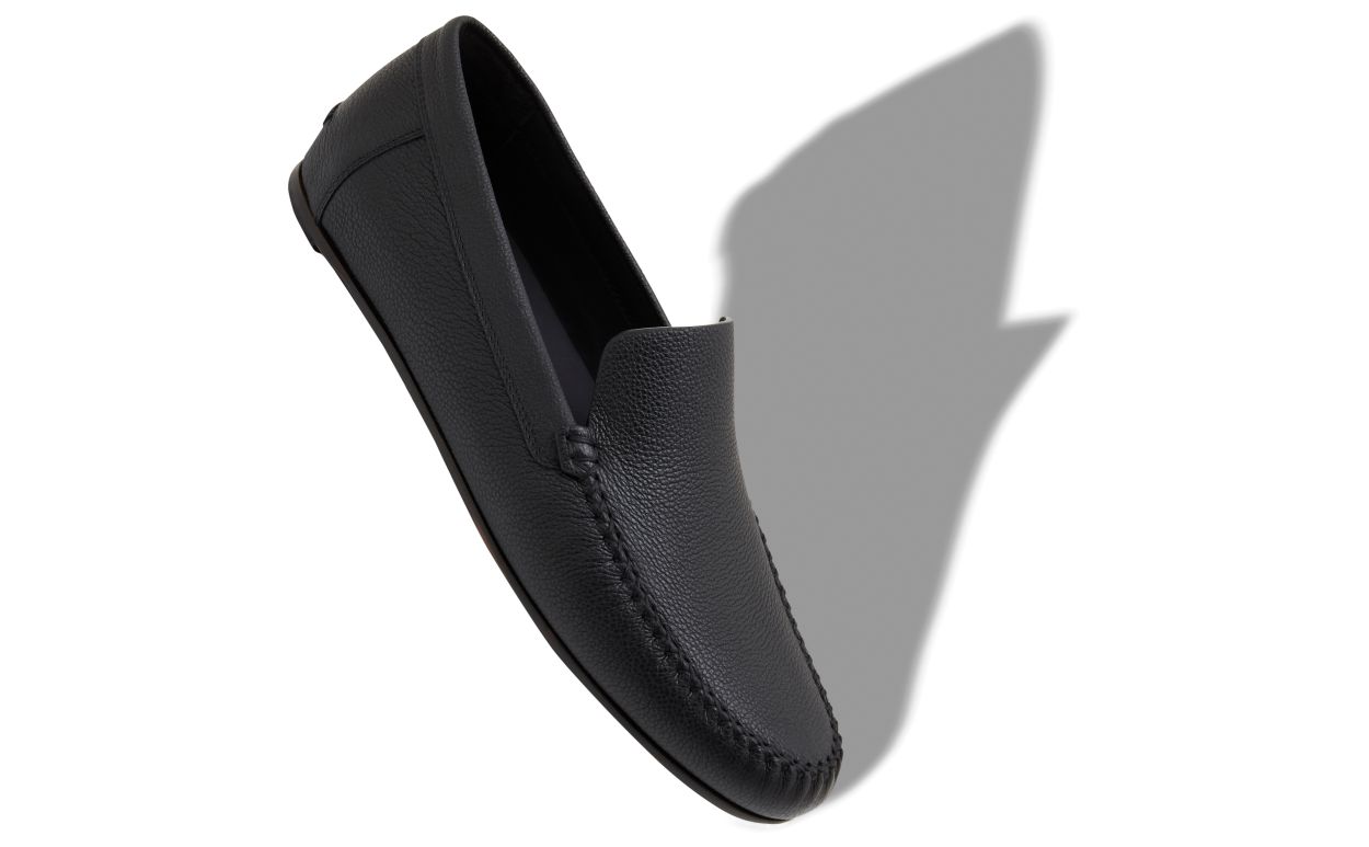 Chinelas de Couro de Novilho Preto