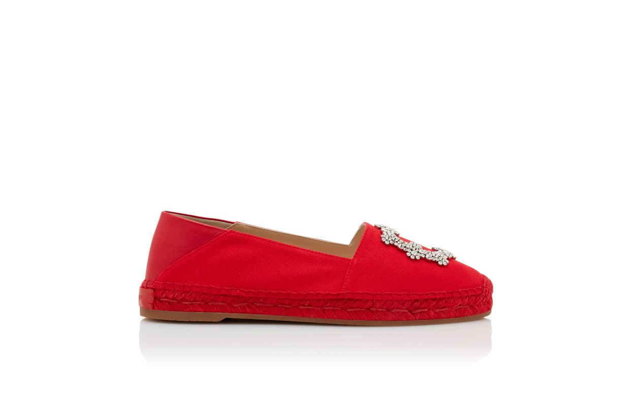 Espadrilles de Algodão Vermelho