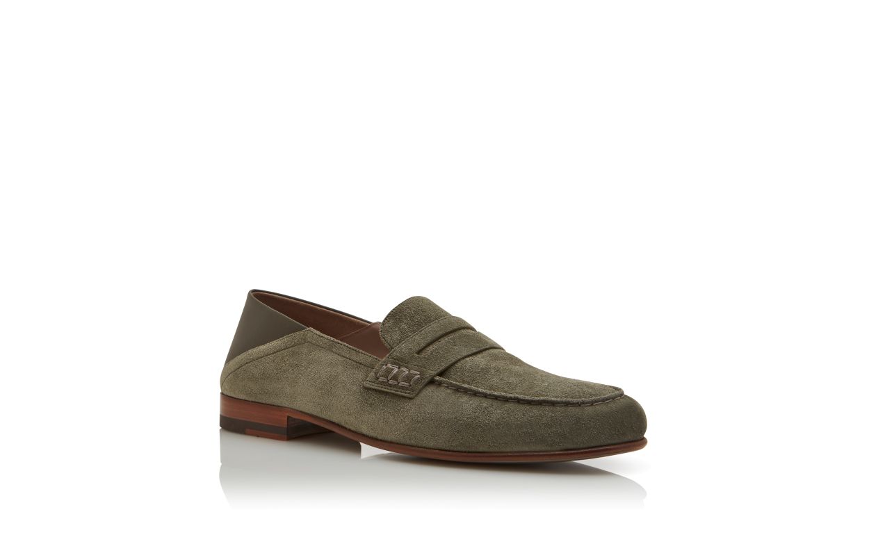 Mocassins Penny de Suede Khaki