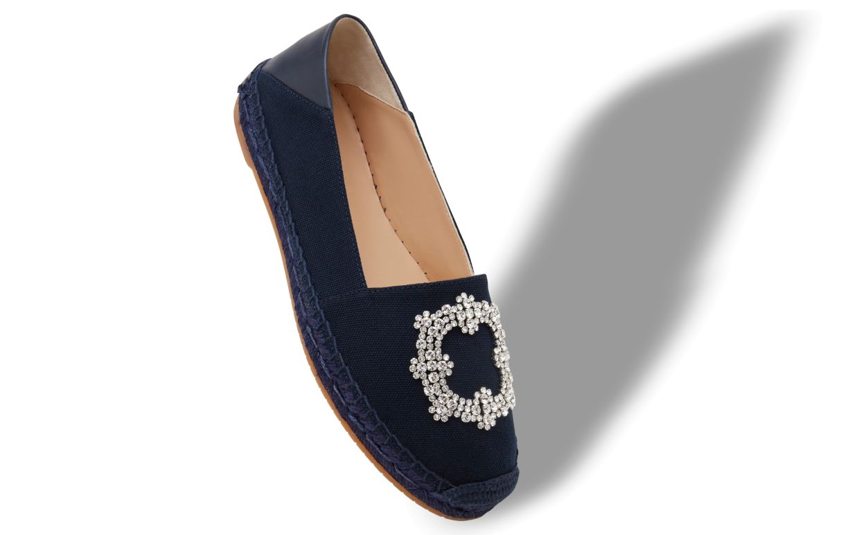 Espadrilles de Algodão Azul Marinho