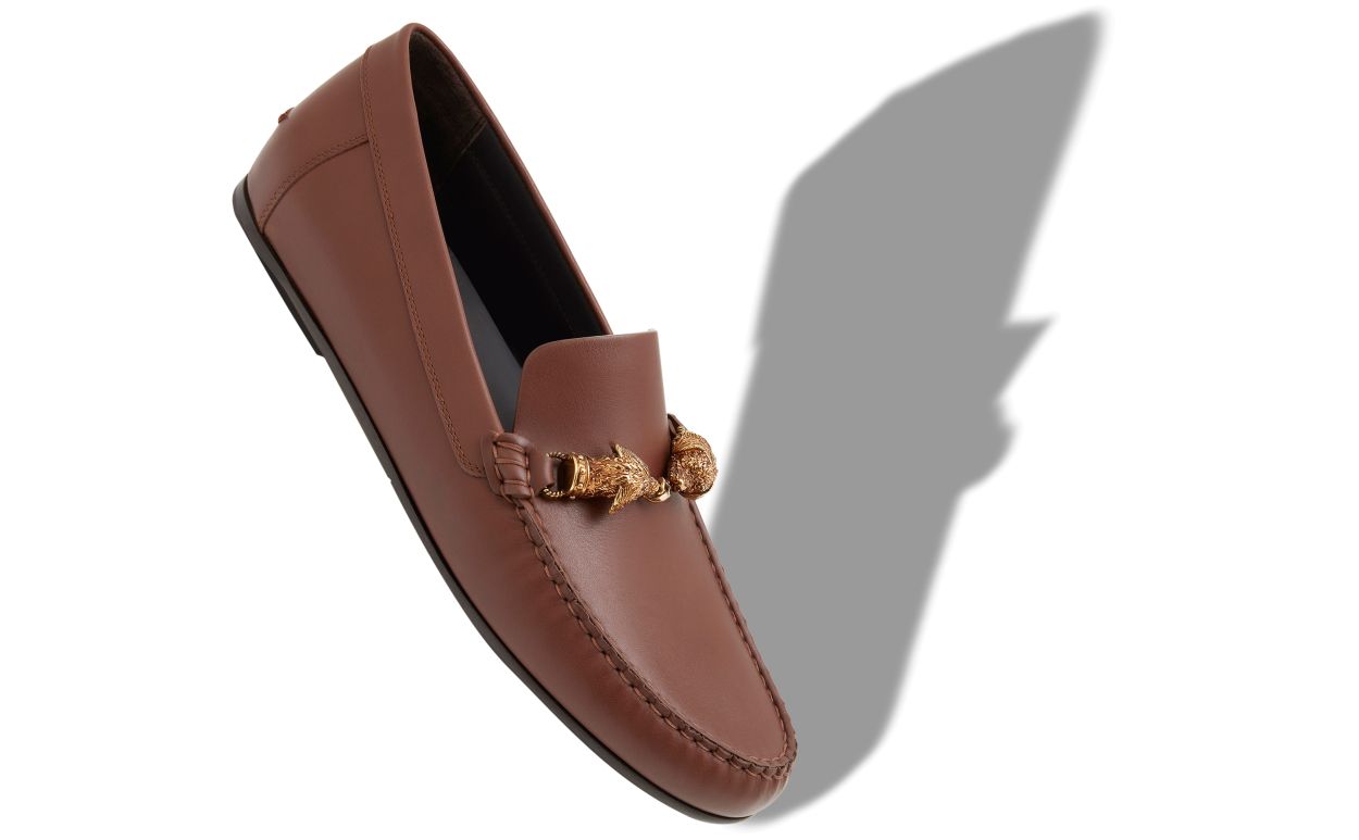 Chinelas de Couro de Novilho Marrom