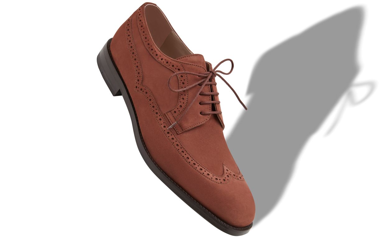 Oxfords de Camurça Marrom com Cadarços
