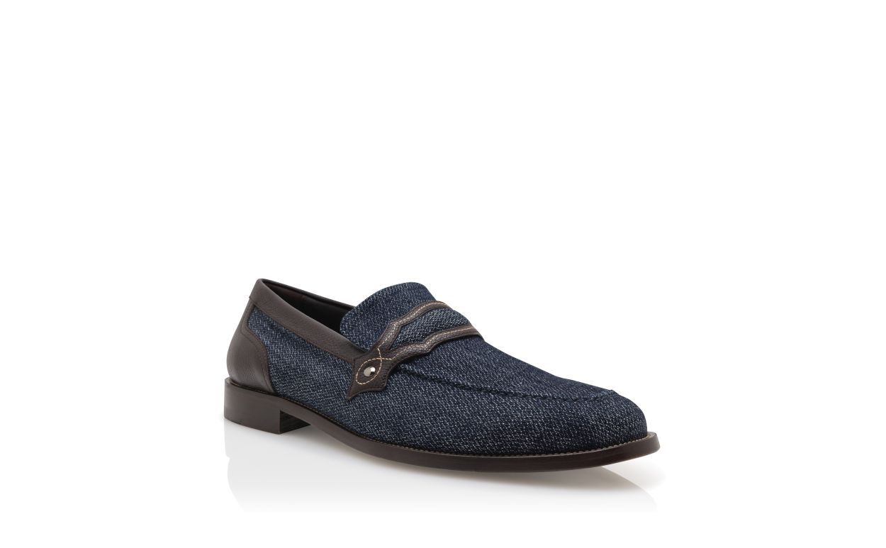 Mocassins de Denim Azul