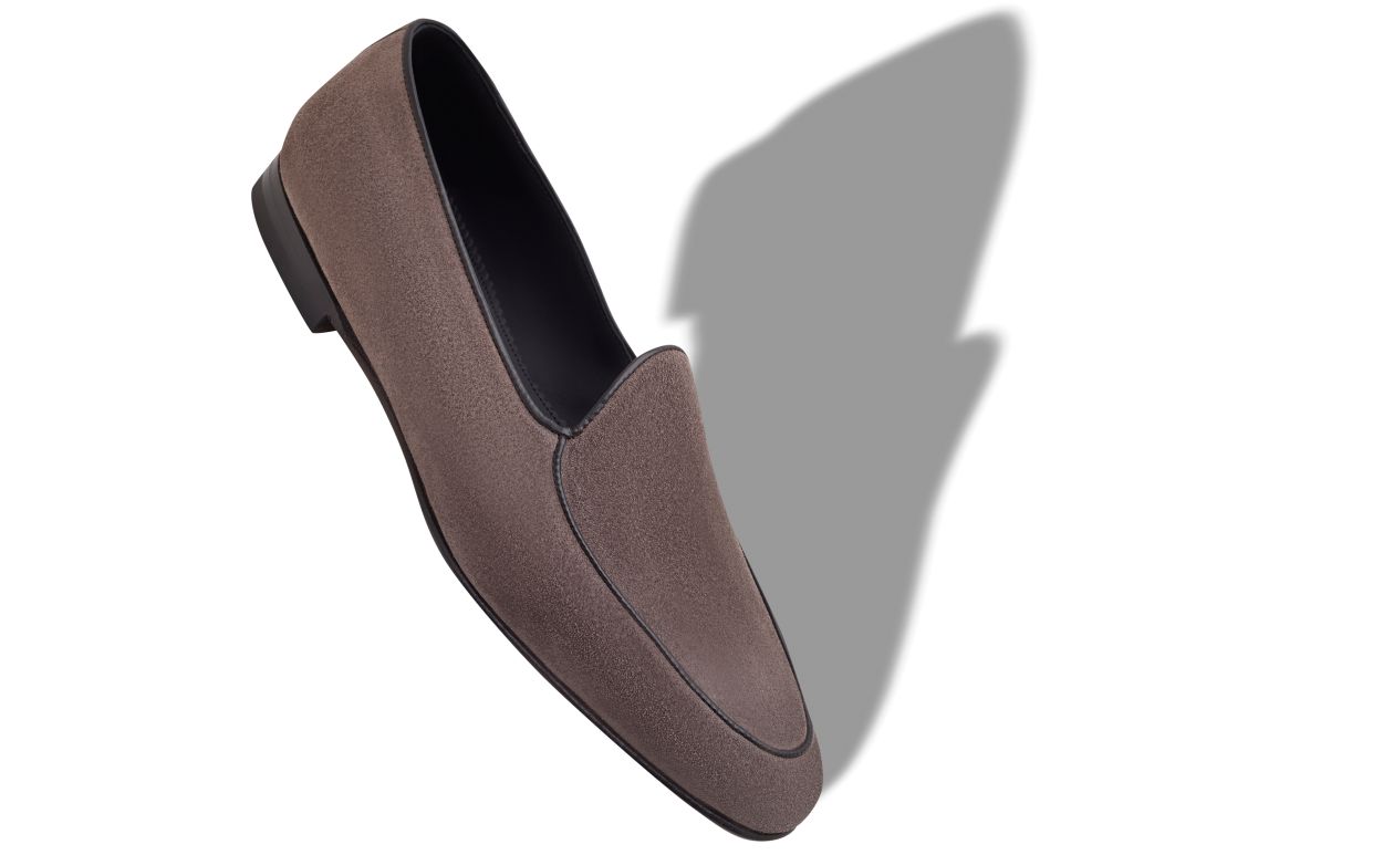 Mocassins de Camurça Cinza