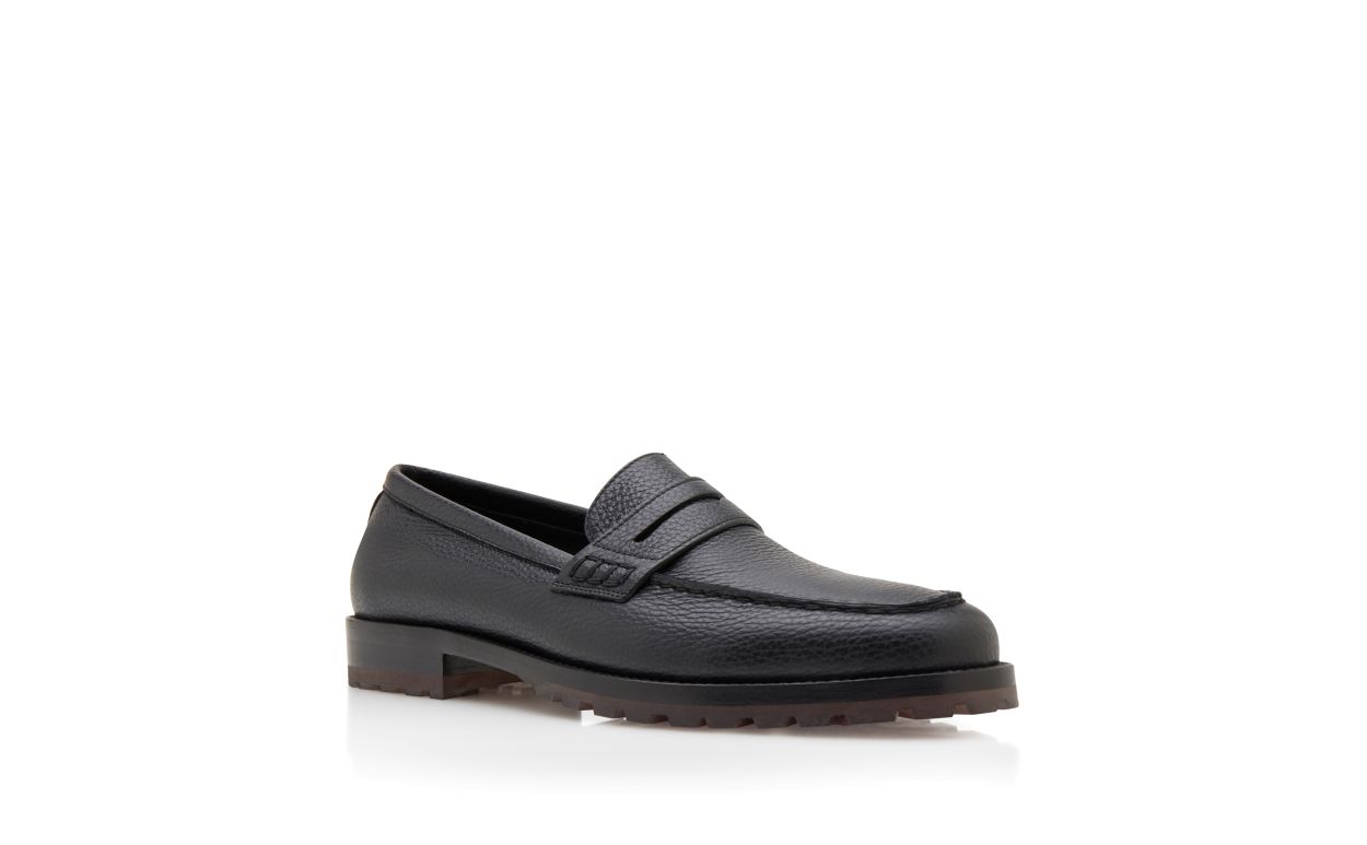 Mocassins Penny de Couro de Novilho Preto