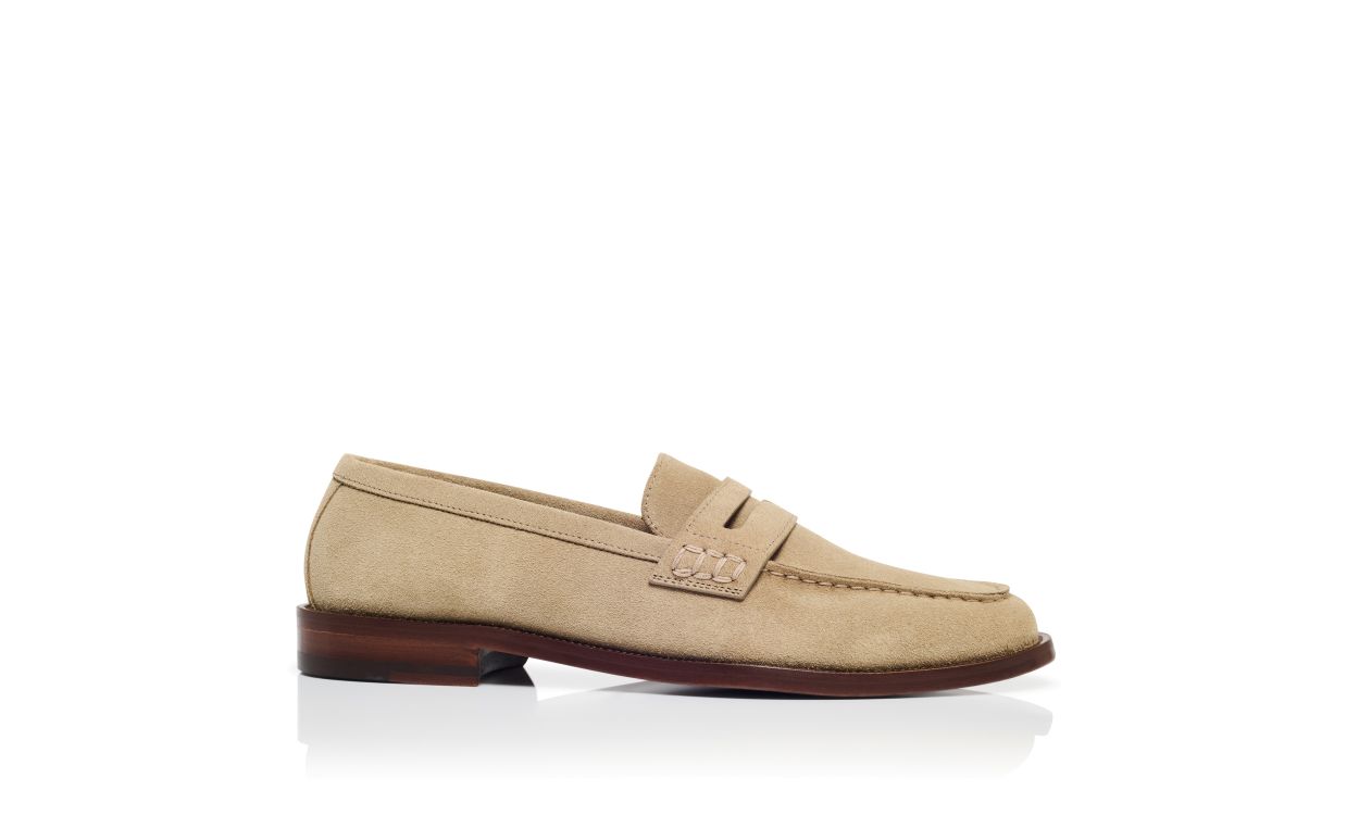 Mocassins Bege de Camurça Penny