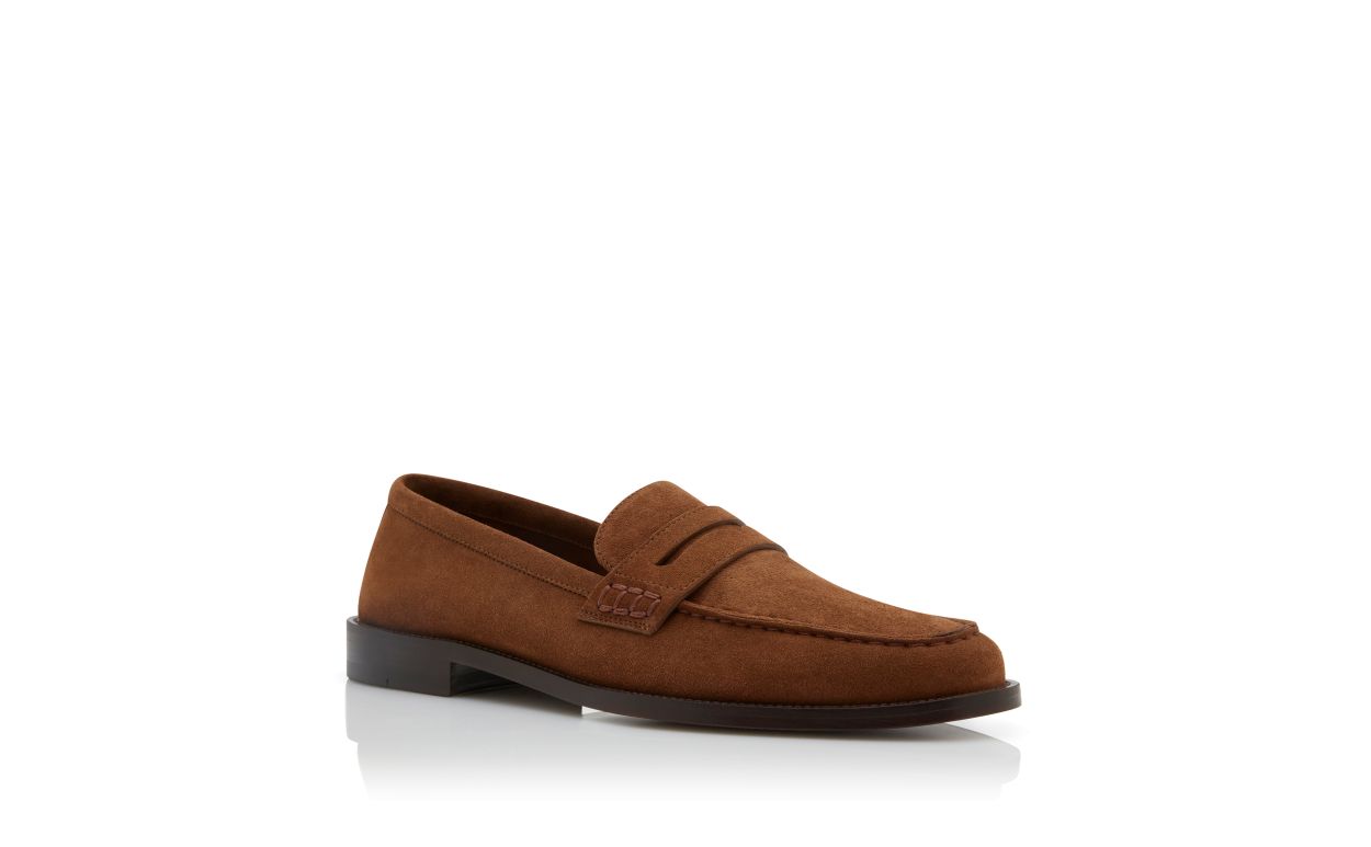 Mocassins de Camurça Marrom Escuro