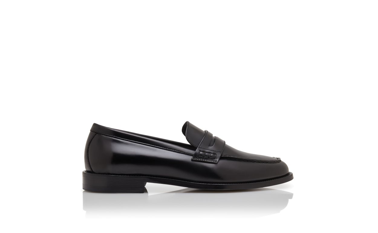 Mocassins de Couro de Novilho Preto