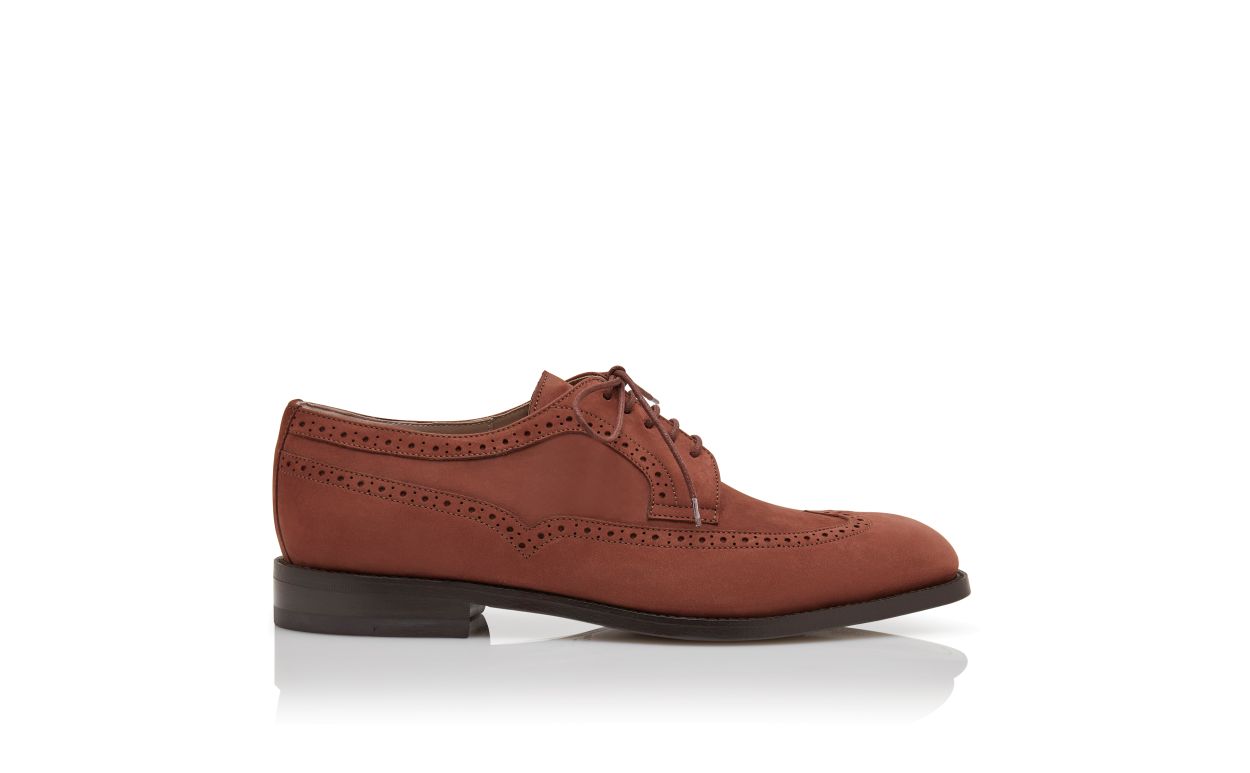 Oxfords de Camurça Marrom com Cadarços