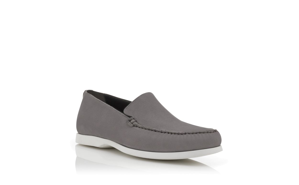 Sapatos de Barco em Camurça Cinza