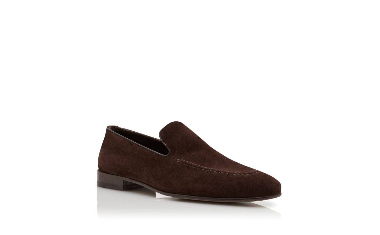 Mocassim de Camurça Marrom Escuro