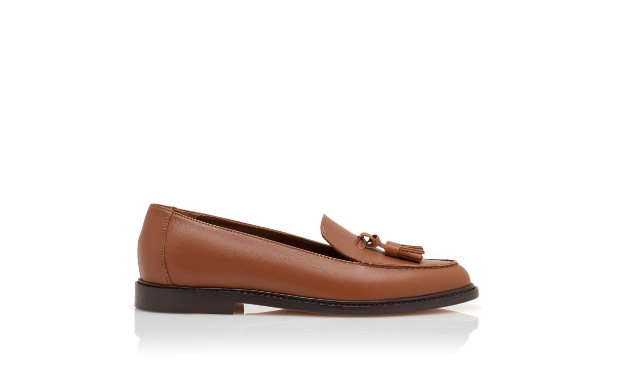 Mocassins de Couro de Novilho Marrom