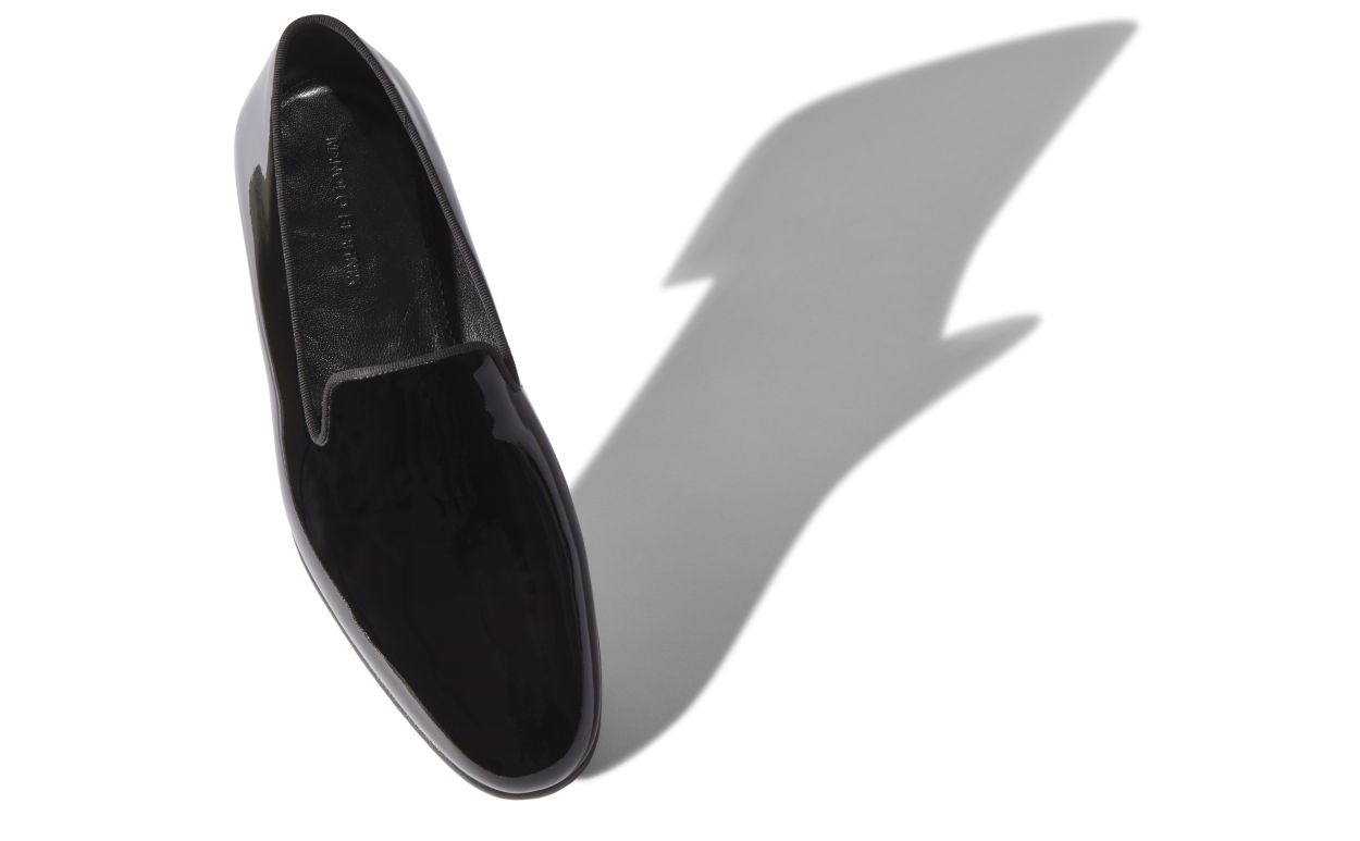 Mocassins de Couro Fosco Preto
