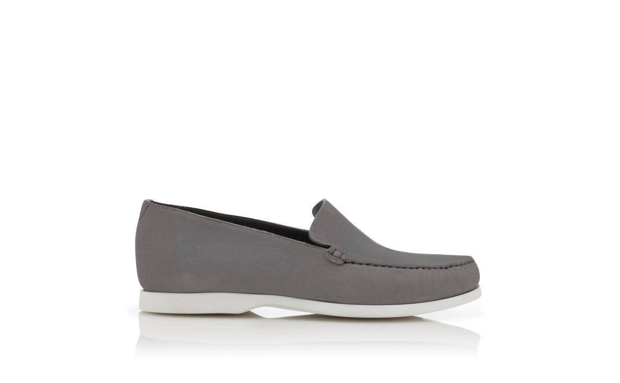 Sapatos de Barco em Camurça Cinza