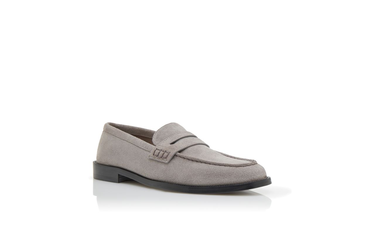 Mocassins de Camurça Cinza