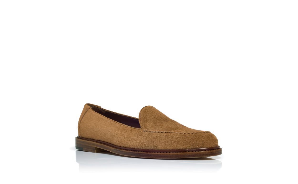 Mocassins de Camurça de Novilho Marrom