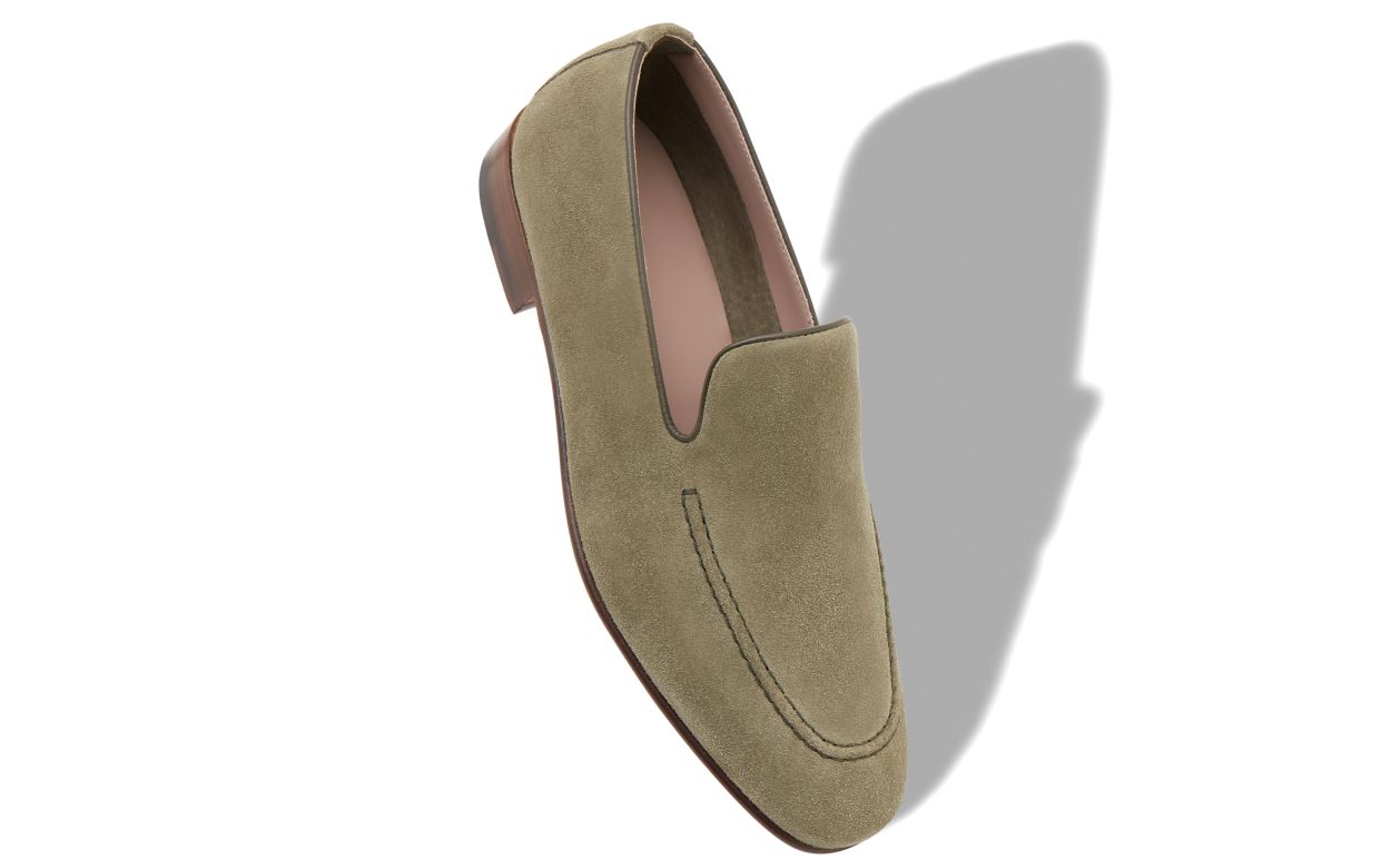 Mocassins de Camurça Khaki