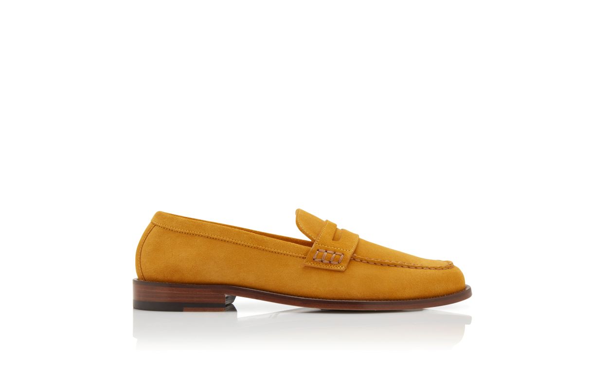 Mocassins de Camurça Amarela