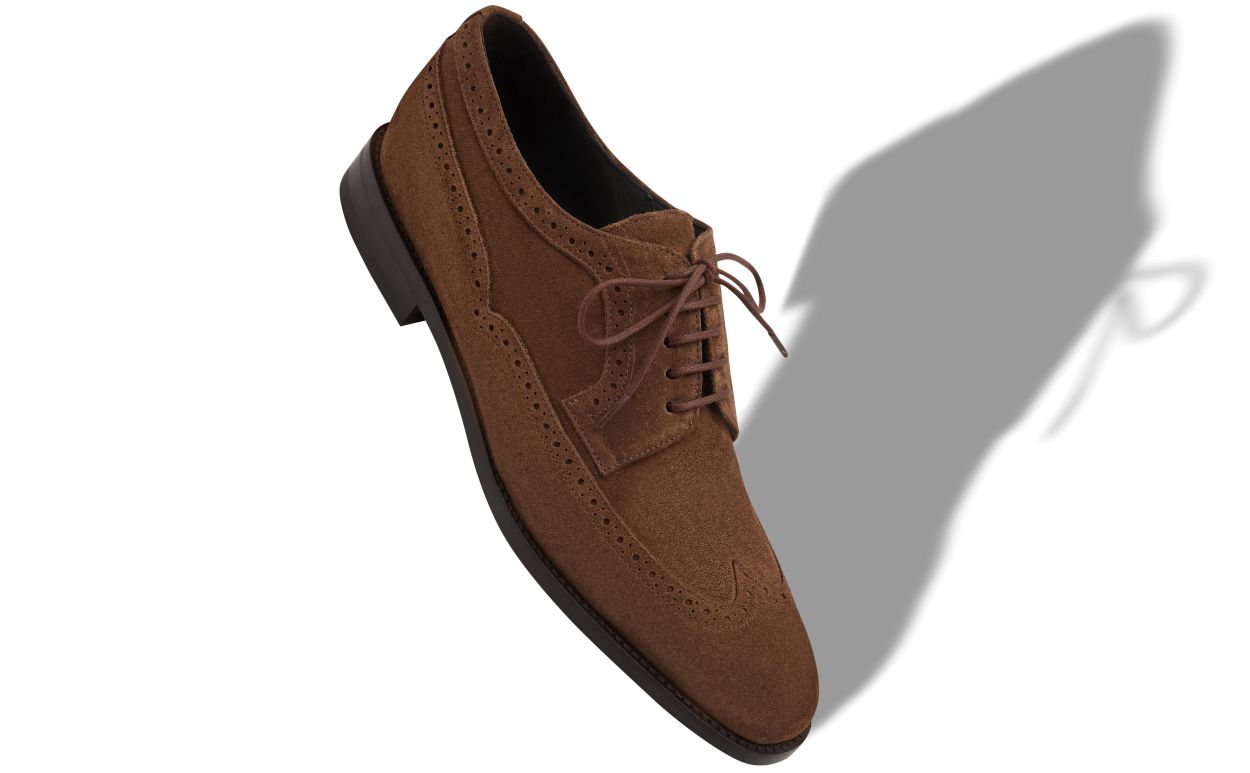 Oxfords de Camurça Marrom com Cadarços