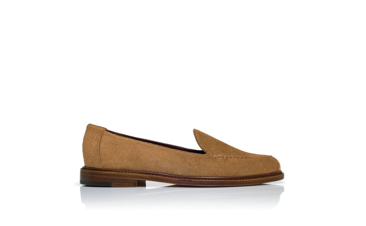Mocassins de Camurça de Novilho Marrom
