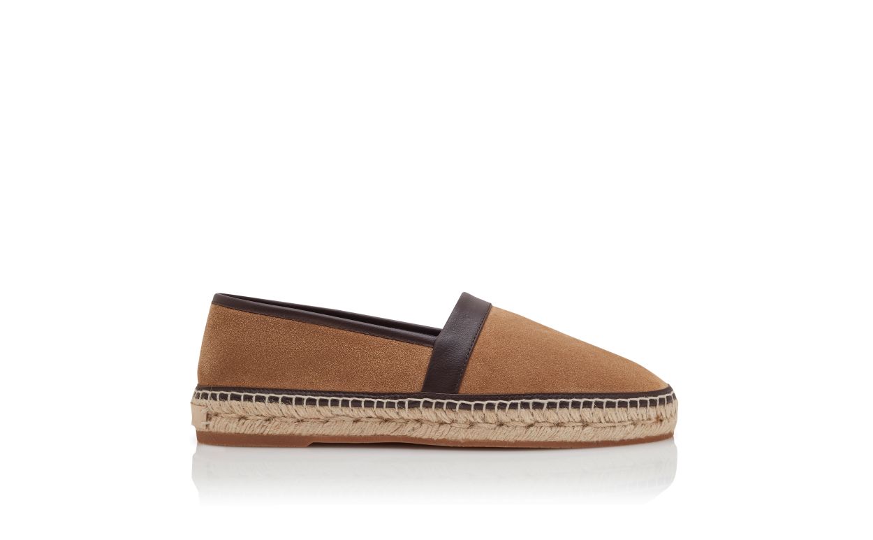 Espadrilles de Camurça de Novilho Marrom