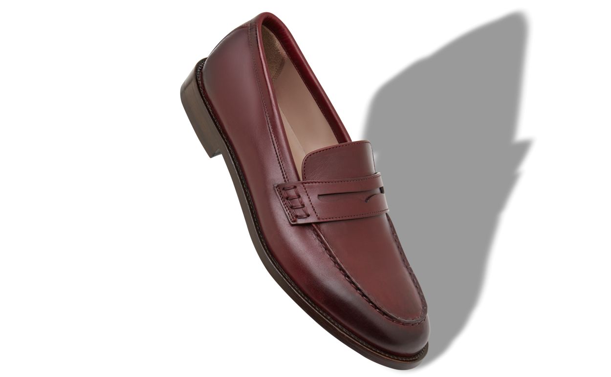 Mocassins de Couro de Novilho Marrom