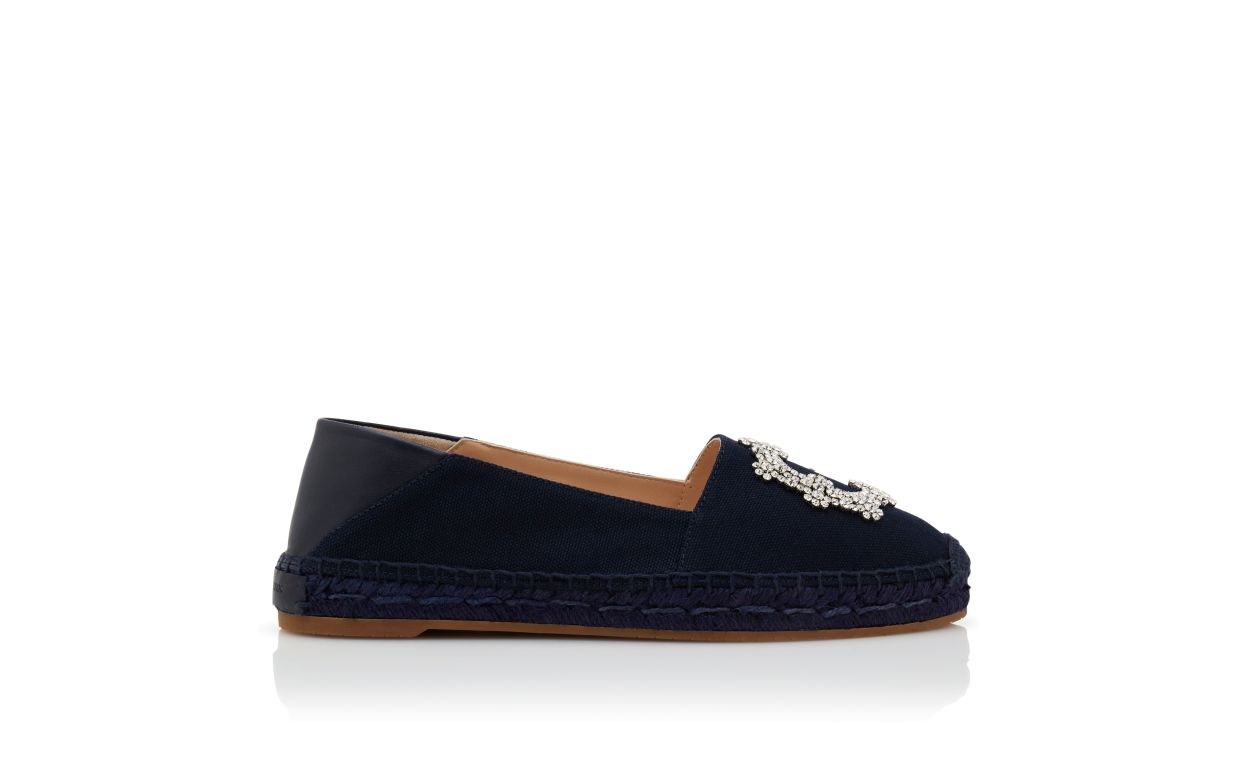 Espadrilles de Algodão Azul Marinho