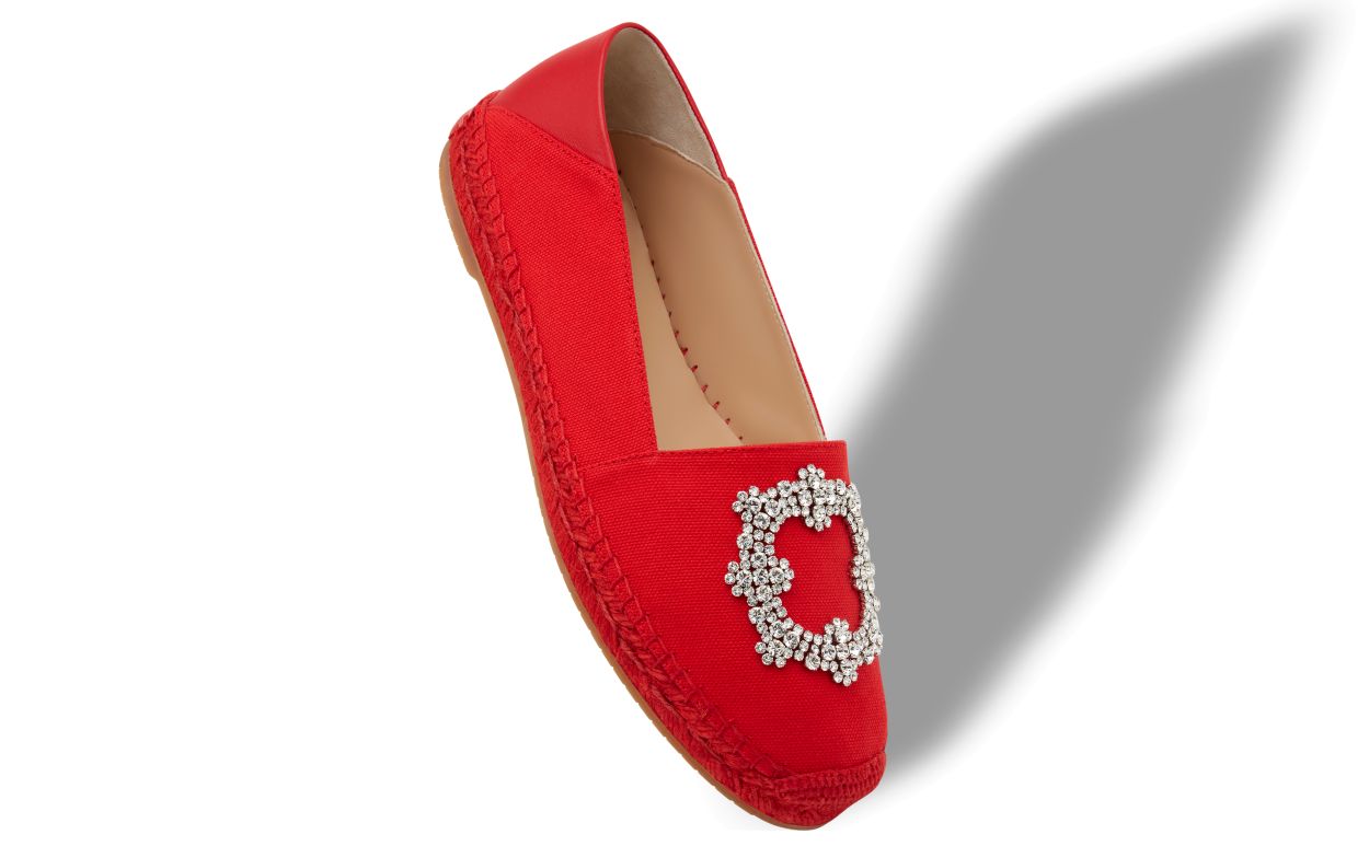 Espadrilles de Algodão Vermelho