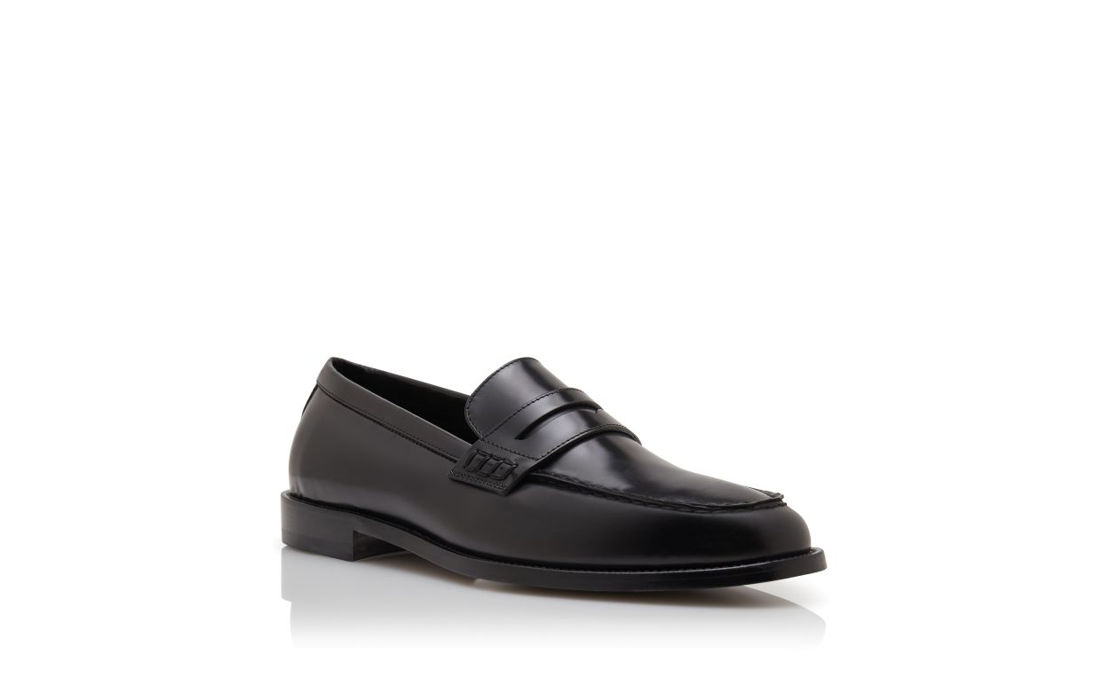 Mocassins de Couro de Novilho Preto