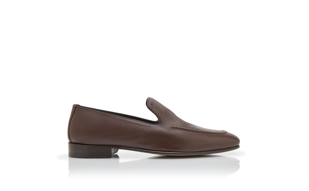 Mocassins de Couro de Novilho Marrom