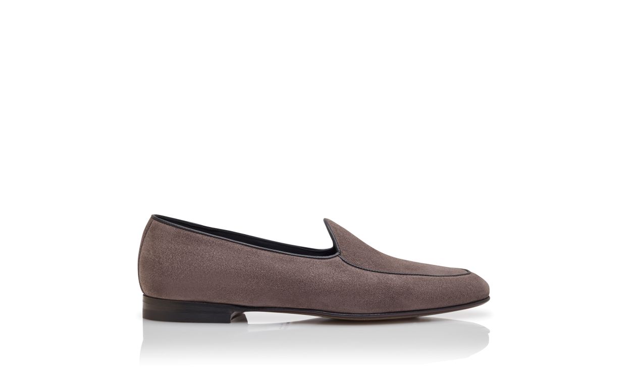 Mocassins de Camurça Cinza