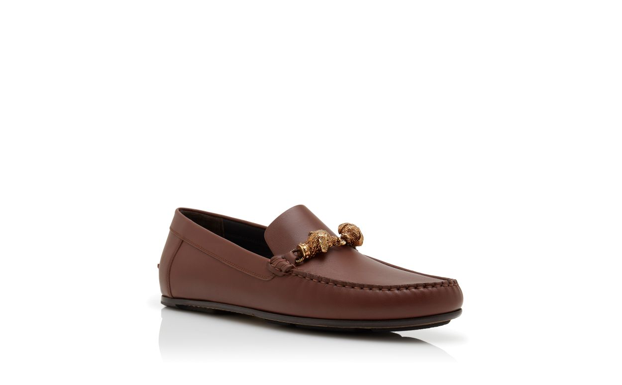 Chinelas de Couro de Novilho Marrom