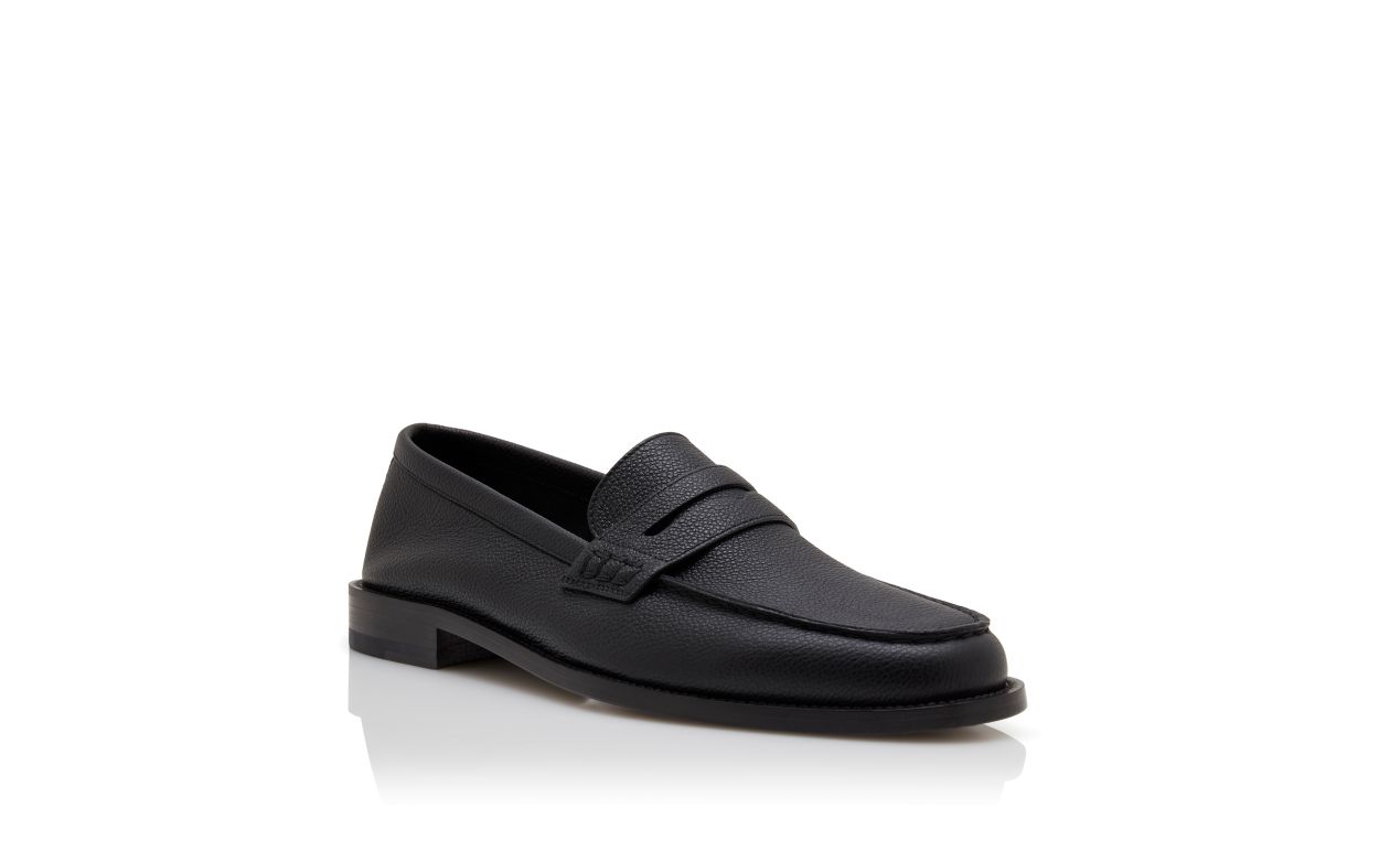 Mocassins de Couro de Novilho Preto