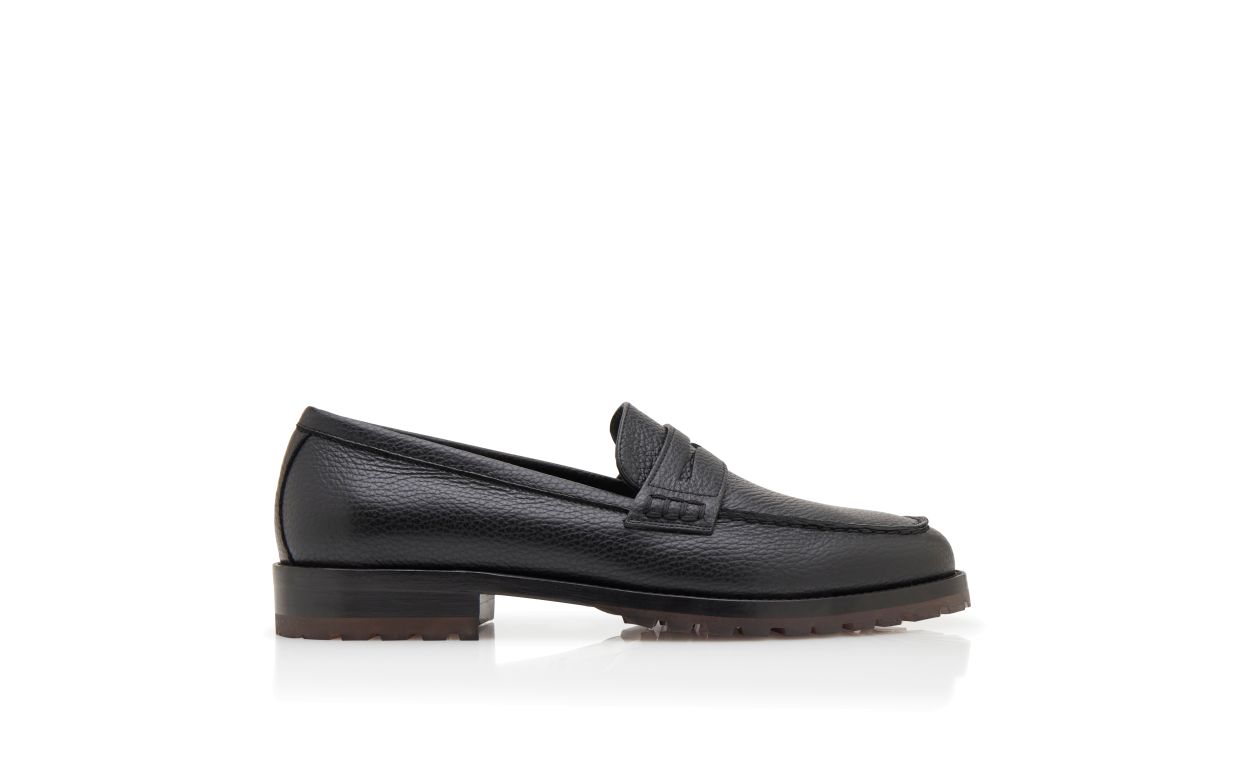 Mocassins Penny de Couro de Novilho Preto