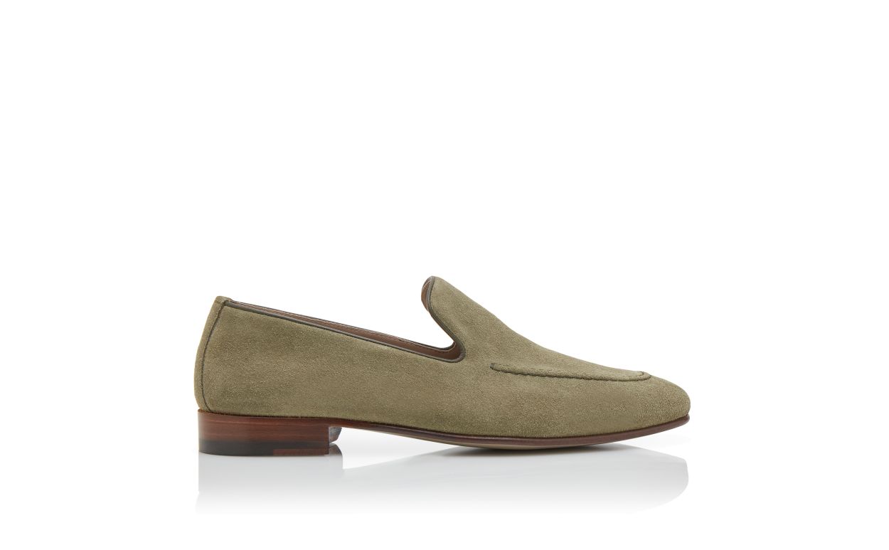 Mocassins de Camurça Khaki